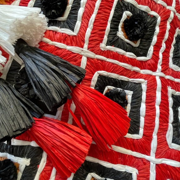 Straw & Cotton Bag from Anthropologie - Picture 5 of 10